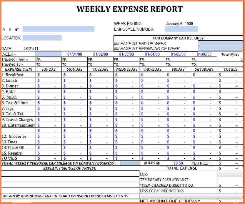 Monthly Business Expense Template 5 Business Monthly Expenses Spreadsheet