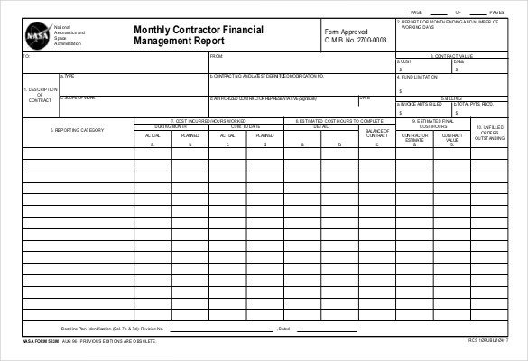 Monthly Financial Report Template 40 Monthly Management Report Templates Pdf Google Docs