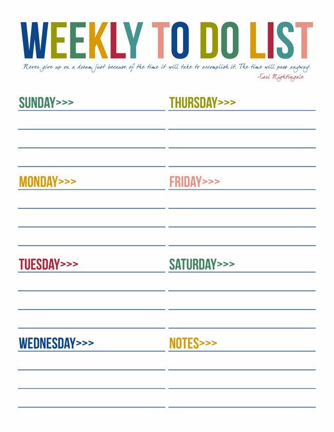 Monthly to Do List Template 40 Printable to Do List Templates
