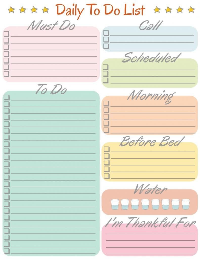 Monthly to Do List Template Home Management Binder Pleted organize