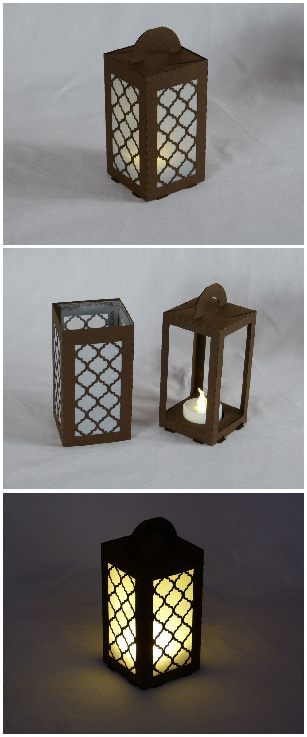 Moroccan Paper Lanterns Lasercut Paper Lantern for Led Tea Light "moroccan