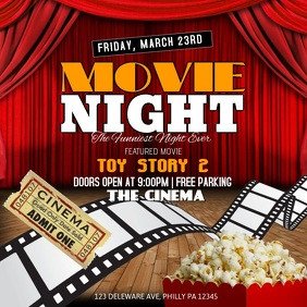 Movie Night Flyer Template Customize 24 730 event Flyer Templates