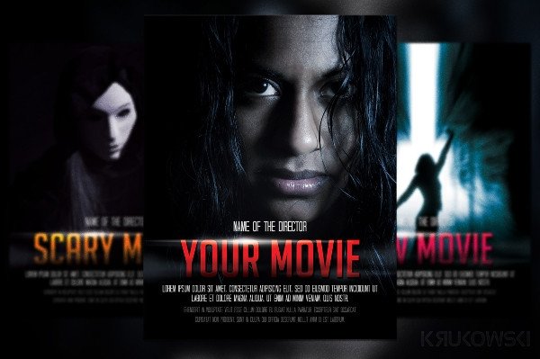 Movie Poster Template Psd Banner Templates – 22 Pdf Psd Vector Documents