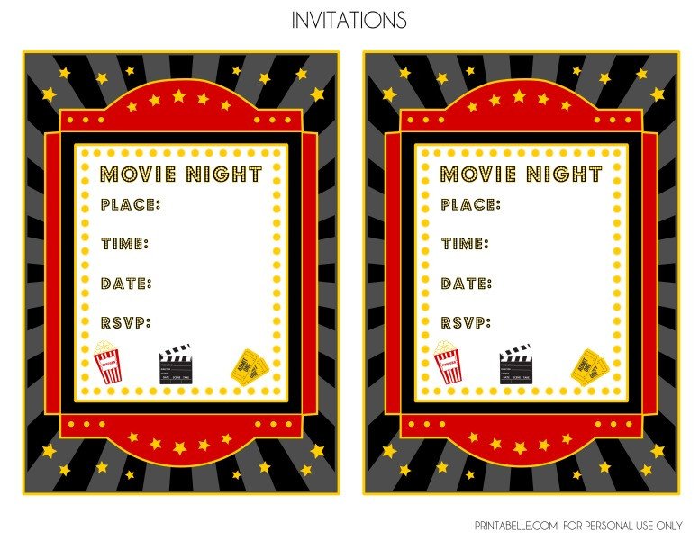 Movie Ticket Invitation Template Blank Movie Ticket Invitation Template Free Download Aashe