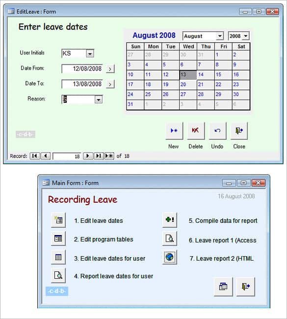 Ms Access Databases Templates 29 Microsoft Access Templates