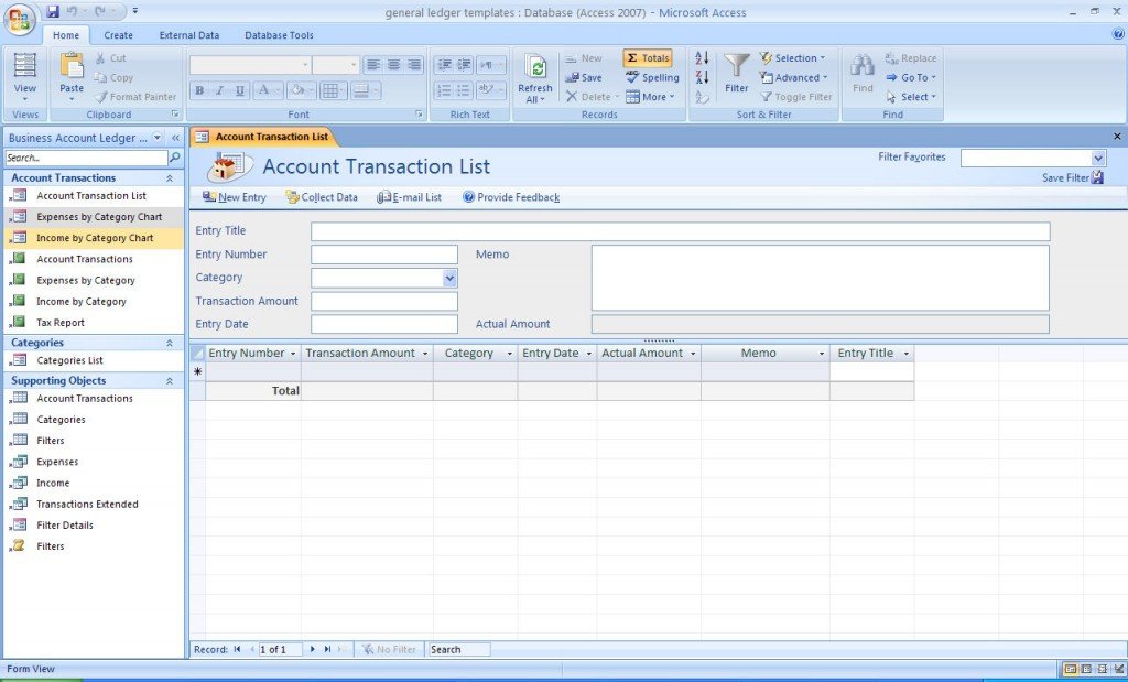 Ms Access Databases Templates Access Database Templates