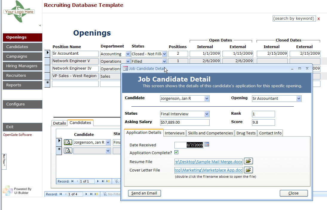 Ms Access Databases Templates Microsoft Access Templates