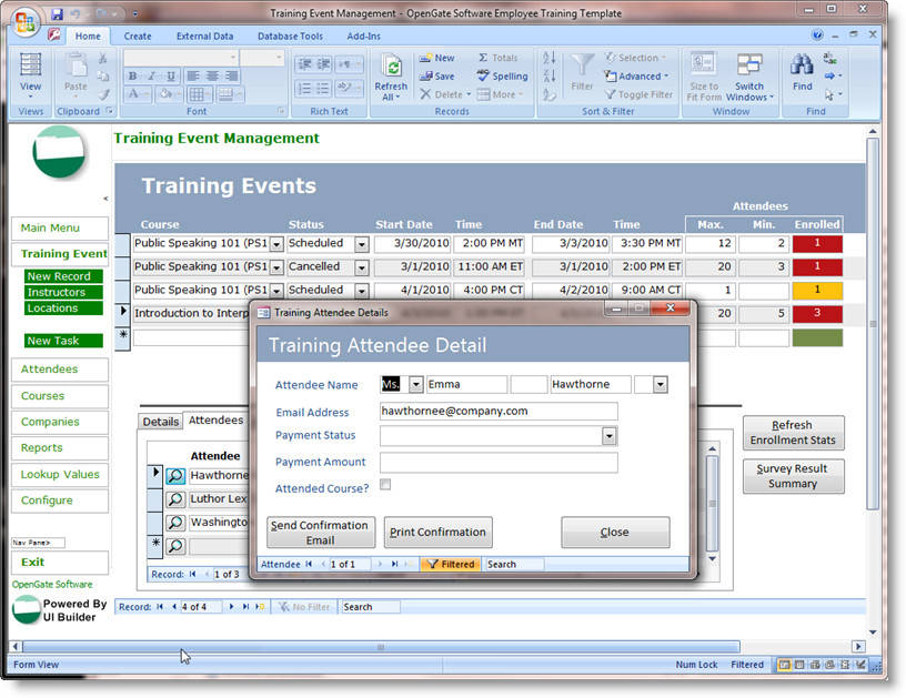 Ms Access Databases Templates Microsoft Access Templates Powerful Ms Access Templates