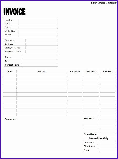 Ms Excel Invoice Template 10 Invoice Template Microsoft Excel Exceltemplates