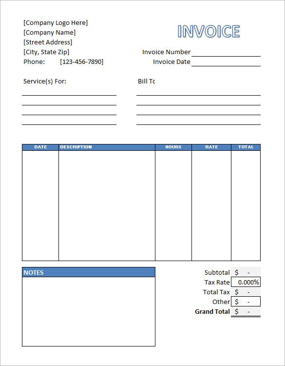 Ms Office Invoice Template Microsoft Invoice Template – 36 Free Word Excel Pdf