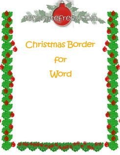 Ms Word Christmas Templates Christmas Printable Templates and Templates On Pinterest