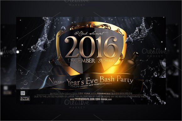New Year Eve Flyer New Year Party Flyer Template 34 Download Documents In