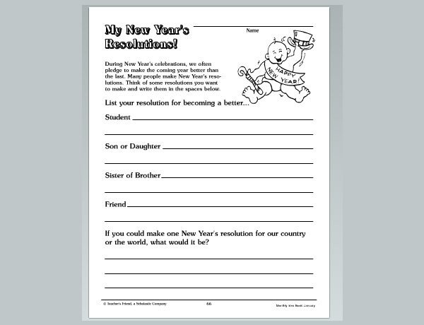 New Years Resolution Template 21 Best New Year Resolution Templates & Design Ideas for