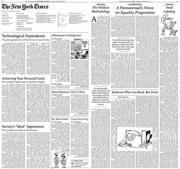 New York Times Newspaper Template New York Times Newspaper Layout On Behance