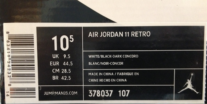 Nike Box Label Template 25 Ways to Tell if Your Jordan 11s are Fake or Real