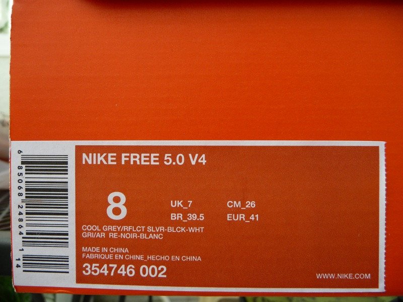 Nike Box Label Template Unboxing and First Impressions Of Nike Free 5 0 V4