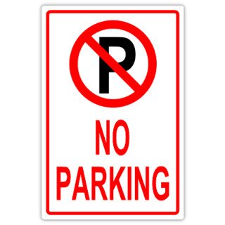 No Parking Signs Template No Parking 107