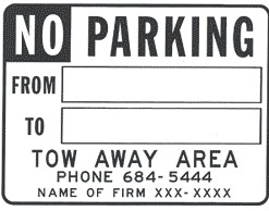 No Parking Signs Template Temporary No Parking Permits Transportation