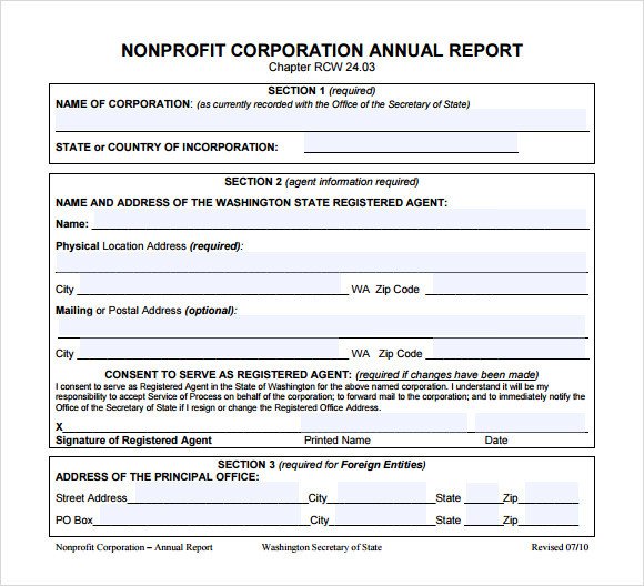 Non Profit Annual Report Template Sample Annual Report 20 Documents In Pdf Word Docs
