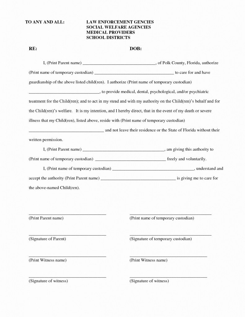 Notarized Custody Agreement Template Notarized Custody Agreement Template Elegant Template for