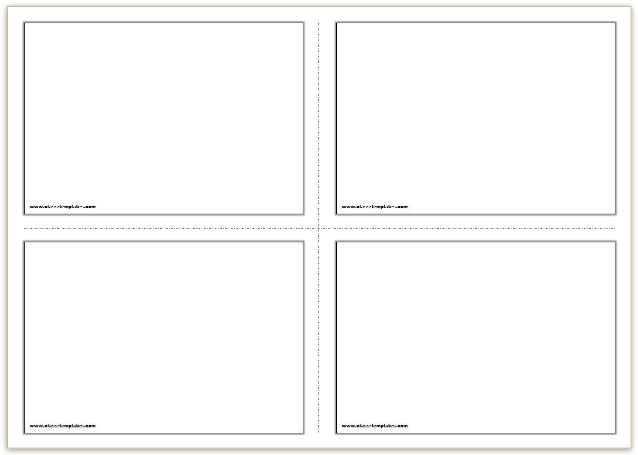 Note Card Template Free Free Printable Flash Cards Template