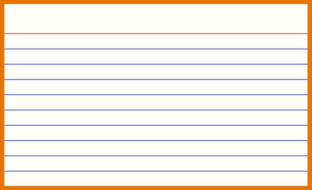 Note Card Template Word Blog Posts Colorsblogging