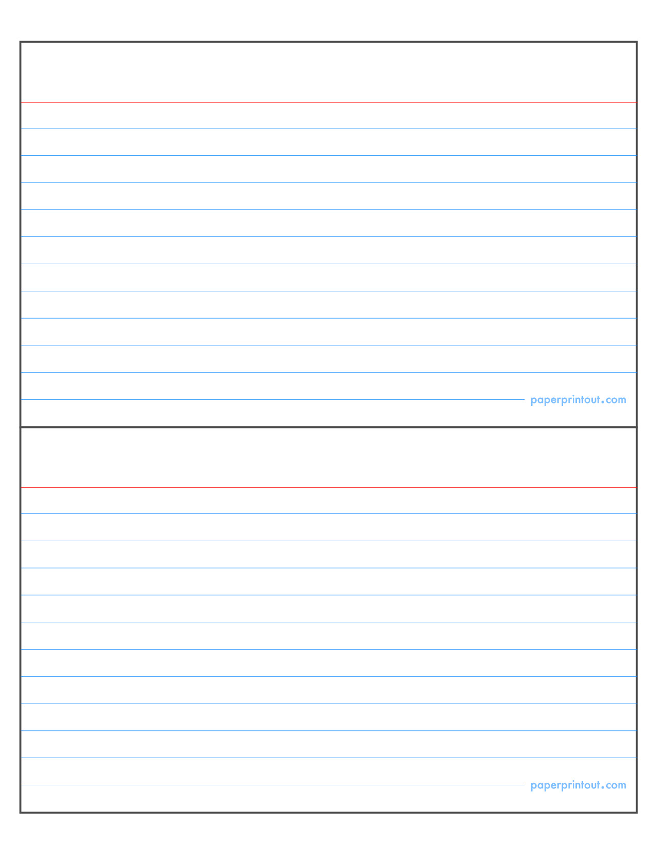 Note Card Template Word Index Card Template