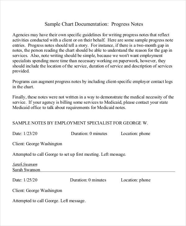 Nursing Progress Notes Examples 19 Progress Note Examples & Samples Pdf Doc