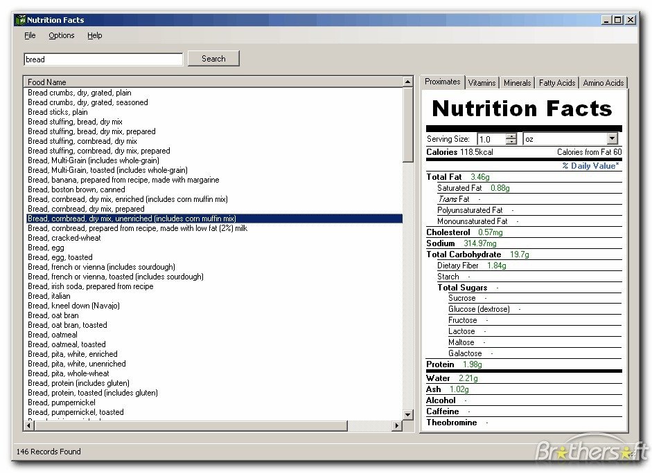 Nutrition Label Template Excel Nutrition Facts Template