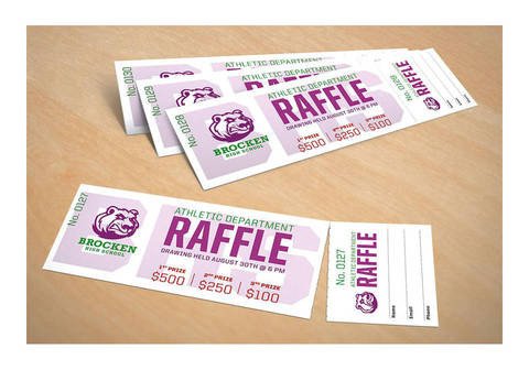 Office Depot Raffle Ticket Template Avery Printable Tickets 1 34 X 5 12 White Pack 200 by