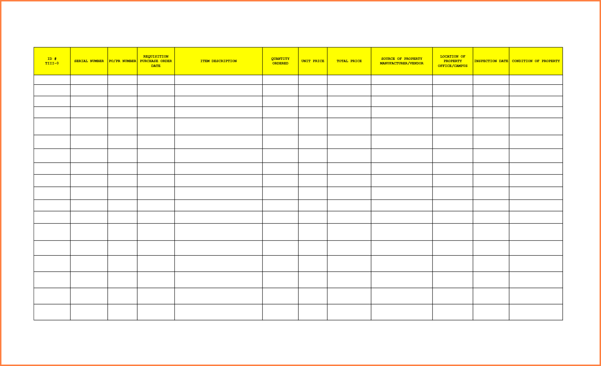 Office Supplies Inventory Template 8 Office Supplies Inventory Spreadsheet