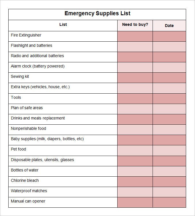 Office Supply Checklist Template Excel Fice Supplies Inventory Template