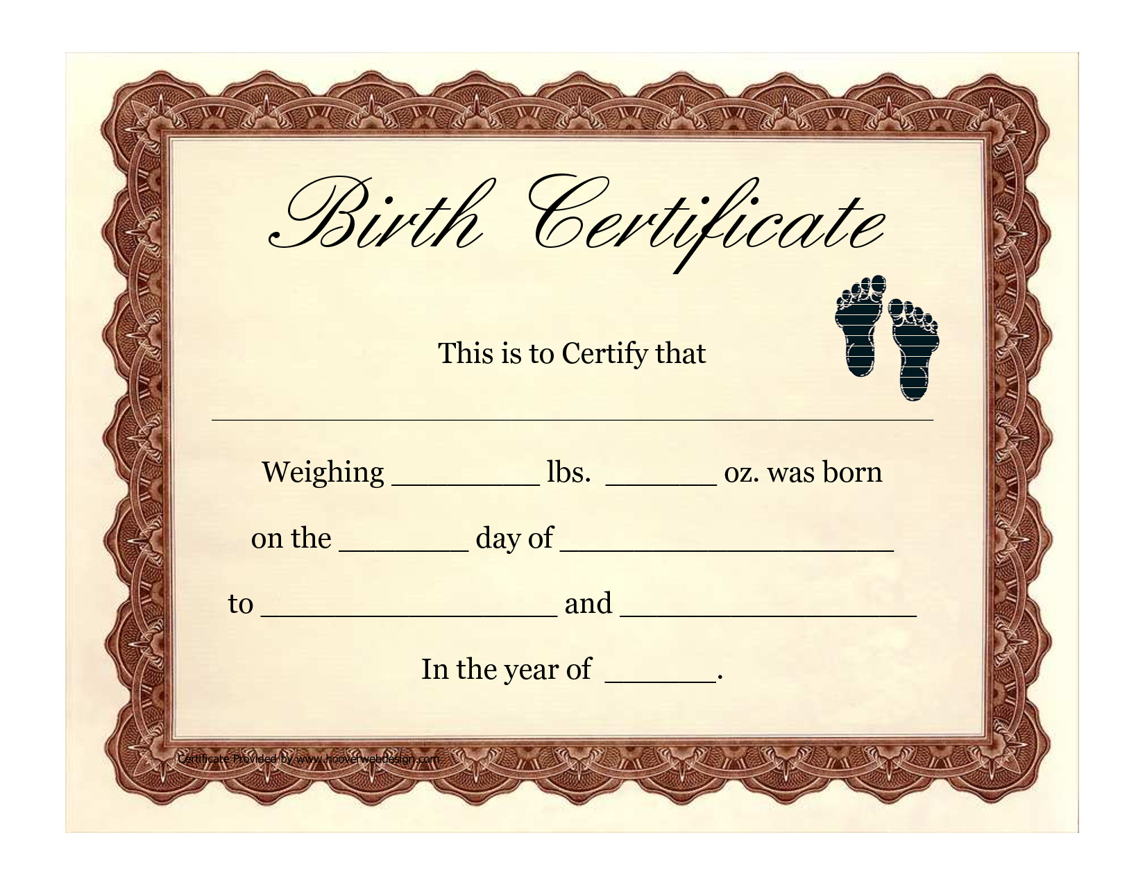 Old Birth Certificate Template Thomasthinktank [licensed for Non Mercial Use Only