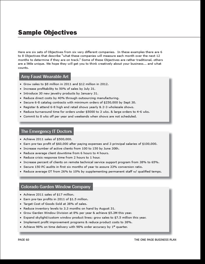 One Page Proposal Template 6 One Page Business Proposal Example