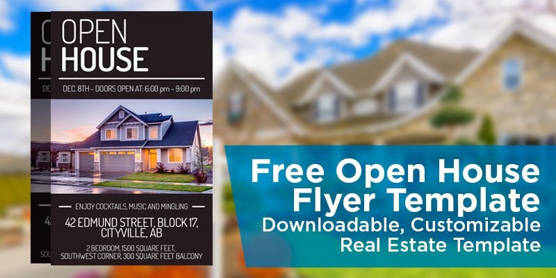 Open House Flyer Templates Free Open House Flyer Template – Downloadable