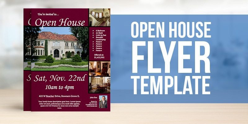 Open House Flyer Templates Free Open House Flyer Template – to View &amp; Download