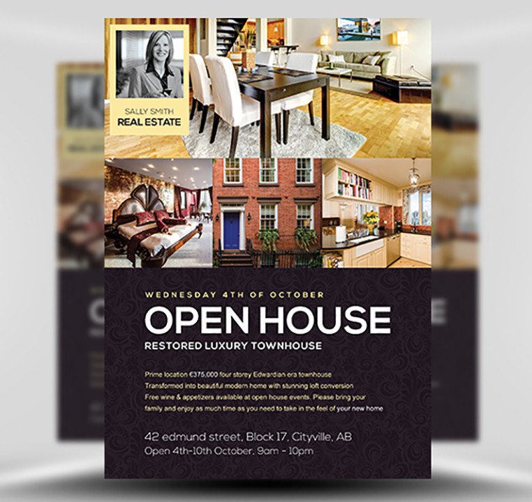 Open House Flyer Templates Open House Flyer Template Flyerheroes