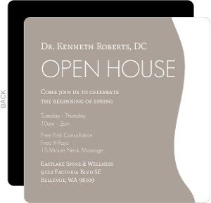 Open House Invites Wording Business Open House Invitations &amp; Business Open House