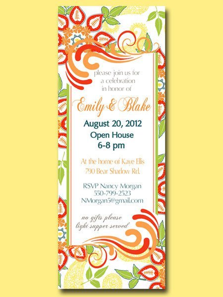 Open House Invites Wording Open House Party Invitation Wording
