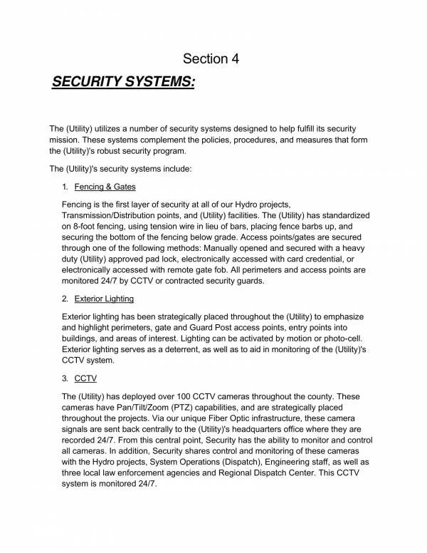 Opsec Plan Template 11 Security Operational Plan Samples & Templates Pdf Word