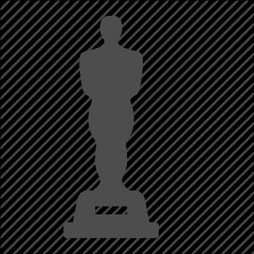 Oscar Statue Template Award Movie Oscar Prize Statue Icon