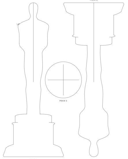 Oscar Statue Template Oscar Statue Via Twig & Thistle