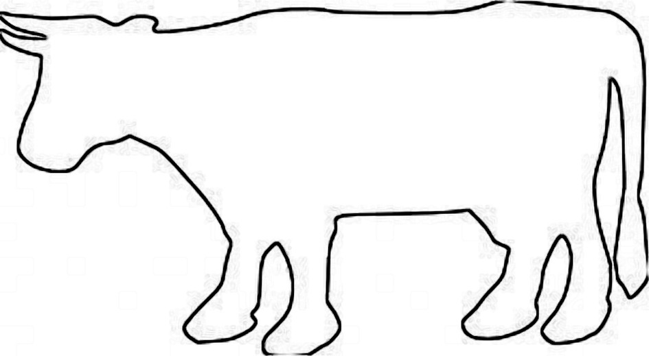 Outline Of A Cow Free Outline A Cow Download Free Clip Art Free Clip