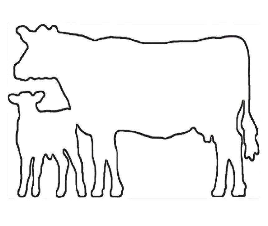 Outline Of A Cow Free Outline Cow Download Free Clip Art Free Clip Art