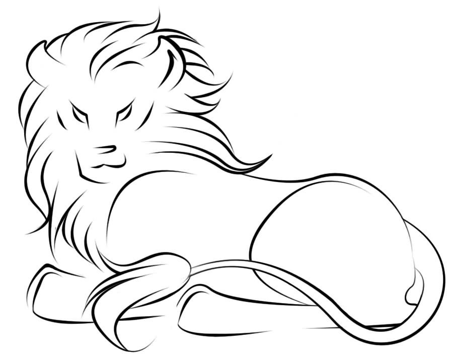 Outline Of A Lion 10 Unique Lioness Tattoo Design Ideas