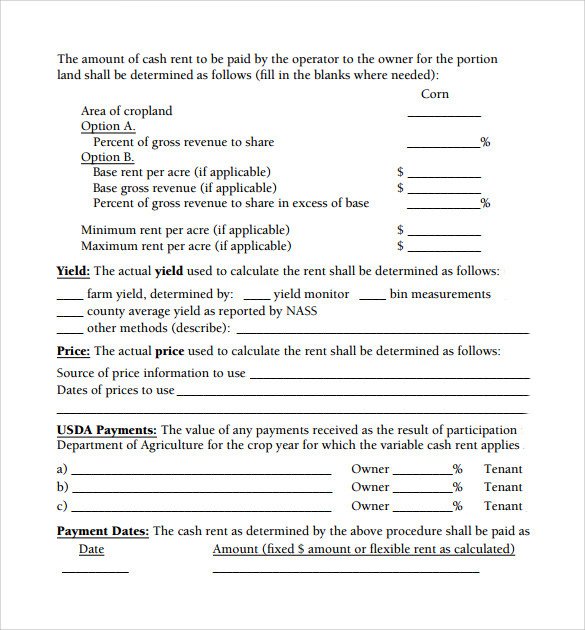 Owner Operator Contract Template 11 Owner Operator Lease Agreements Word Pdf