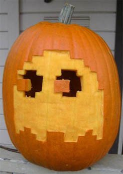 Pac Man Pumpkin Stencil Informal Pumpkin Carving event