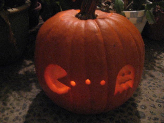 Pac Man Pumpkin Stencil Jenette S Family Blog Boy Am I Behind