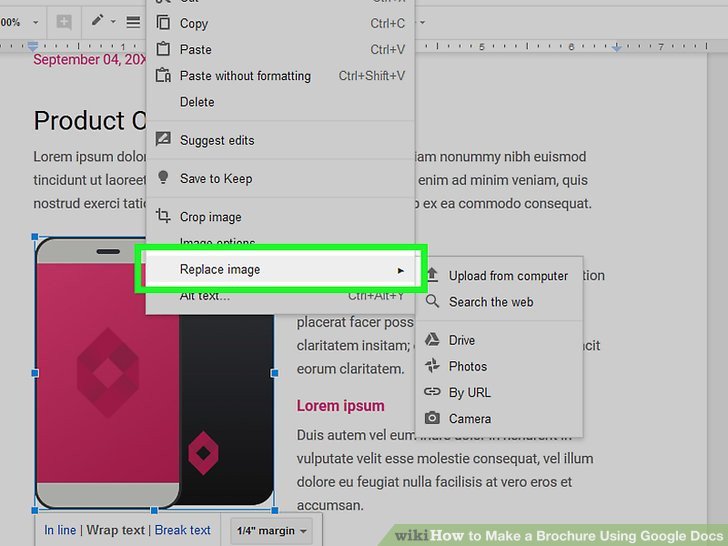 Pamphlet Template Google Docs How to Make A Brochure Using Google Docs with