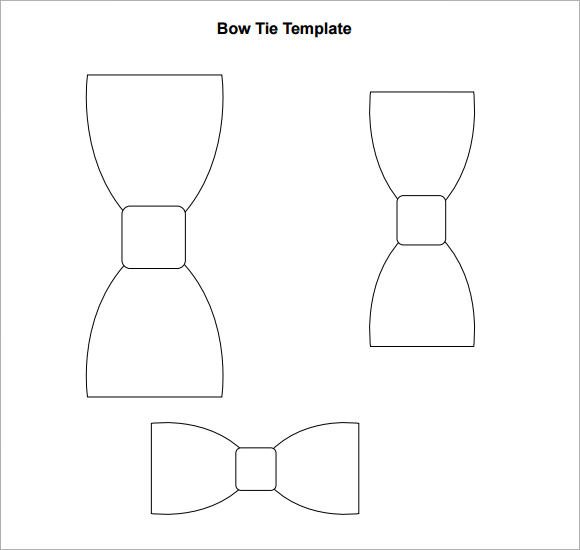 Paper Bow Tie Template 57 Paper Bow Tie Template Doc Bow Tie Template 9